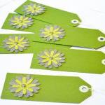 Gift Tags - 6 Olive Green &..