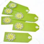 Gift Tags - 6 Olive Green &..