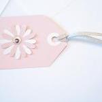 Gift Tags - 6 Pale Pink Gli..